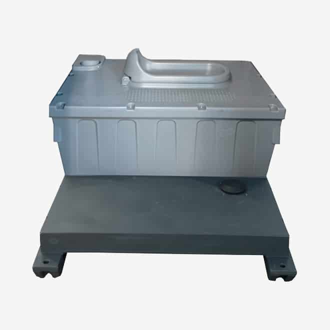 polyportables eastern squatting tank for portable toilet