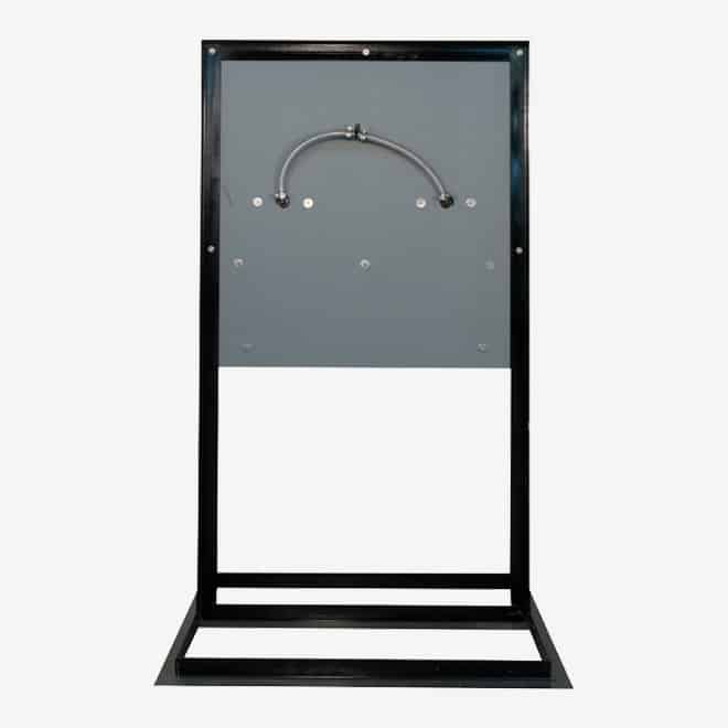polyportables hands free sink back